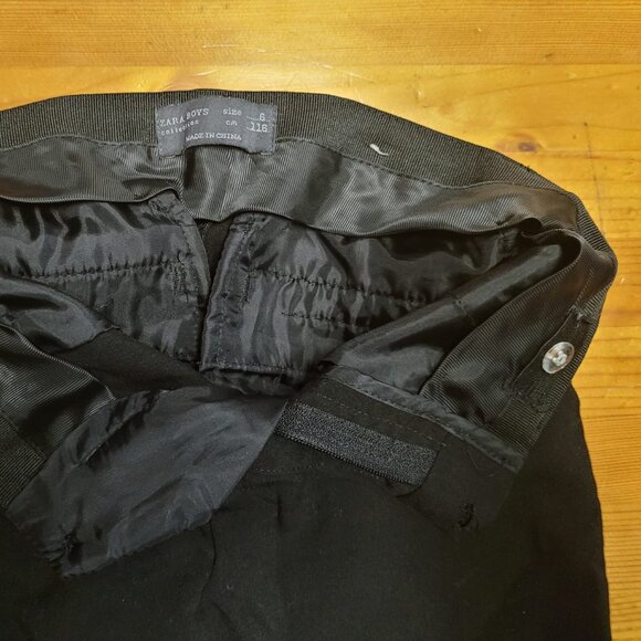 Zara dress pants boys with shiny stripe 6 - Picture 9 of 10